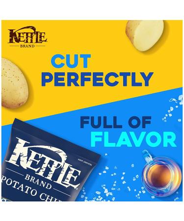 Kettle Brand Sea Salt and Vinegar Kettle Potato Chips 7.5 oz - Gluten-Free & Non-GMO - Buy Online on GoSupps.com