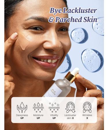MILKTOUCH Glossy Moisture Ampoule | Niacinamide Facial Moisturizer for Dry Skin | Hydrating Serum for All Skin Types | Korean Skin Care (40 ml) - Shop Internationally - Buy Online on GoSupps.com