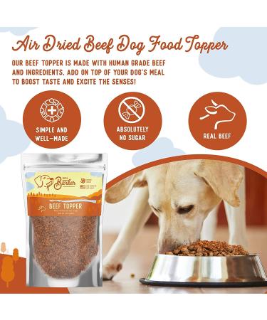 Beg & Barker Beef Dog Food Toppers | High Protein, All Natural, Air Dried | Made in USA | Premium Meal Mixer 5 oz - Buy Online on GoSupps.com