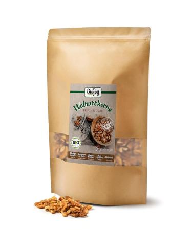 Biojoy Organic Walnut Kernels (1 kg) - Raw Shell-Free Juglans Regia for International Shipping - Buy Online on GoSupps.com
