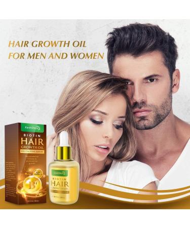 Hair Serum with Biotin Hair Oil Hair Treatment Repairs Damaged Hair Makes Hair Thicker Longer and Stronger for Men & Women -35mL - Buy Online on GoSupps.com
