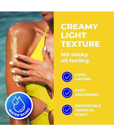 BYROKKO Shine Brown Tropical Sunbed Tanning Accelerator 190g - Natural Tan Boost for Sunbeds & Outdoor Sun with Super Active Formula - Buy Online on GoSupps.com