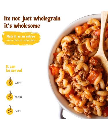 Chuster Whole Grain Elbow Macaroni Noodles - High Fiber and Vitamin-Rich Pasta | Low Calorie, Carb, and Fat | Cooks in 15 Mins | Low Sodium, Kosher Pareve | 16 oz 3 Pack - Buy Online on GoSupps.com
