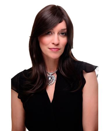 WIG ME UP - GF-W1859-6 ladies wig long straight brown medium brown parted 55 cm