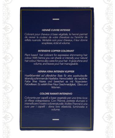 Pellear Henna Main de Fatima 270g - Natural Henna Hair Dye | Pure Copper Color - 3x90g Intensive Henna Powder for Vibrant Hair - Buy Online on GoSupps.com