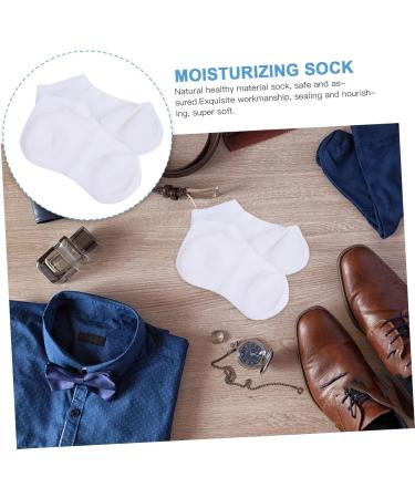 Ipetboom 1 Pair Protective Socks Silicone Socks Heel Socks Gel Socks for Cracked Feet Moisturizing Stocking Practical Design Lotion Socks Heels Socks Whitening Sebs Miss High Heel - Buy Online on GoSupps.com