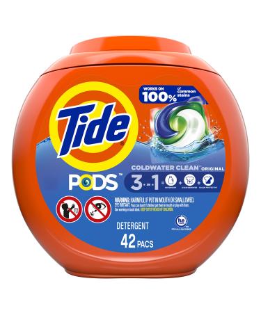 Tide Pods Laundry Detergent Soap Pods Original Scent 42 Count - Buy Online on GoSupps.com
