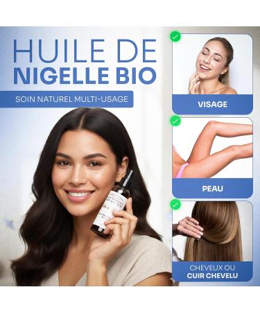  MYTONIC BEAUTE Organic Nigella Oil (Black Cumin) | Body Face Hair | 100% Plant-Based and Natural | Antioxidant - Moisturizing - Soothing - Non-Food Cosmetic - MYTONIC BEAUTE (100ml) - Buy Online on GoSupps.com