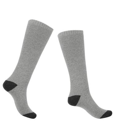 Smart Heating Electric Heat Socks - Gray | Absorbent & Breathable Fabric - Buy Online on GoSupps.com