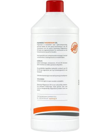 Equinergy Magnesium Oil 1000ml | Strong Bones | Muscle Relaxation | Magnesium Chloride for Horse - Buy Online on GoSupps.com