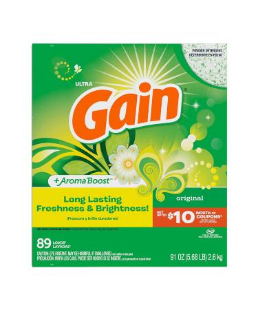 Buy Gain HEC Ultra Original Powder Detergent 80 Loads - 91 Oz | Best International Shipping - Buy Online on GoSupps.com
