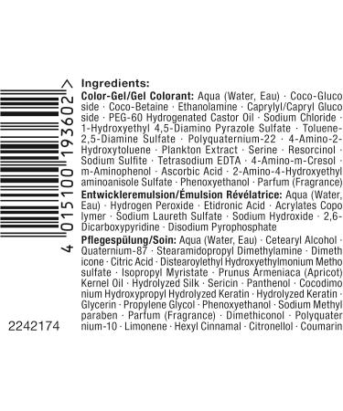 Schwarzkopf Perfect Permanent Mousse Schaumcoloration 388 Dunkles Rotbraun Stufe 3 3er Pack (3 x 93 ml) - Buy Online on GoSupps.com