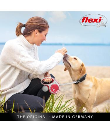 Flexi Retractable Leash New Comfort - Red - Large 8m | International Shipping Available - Buy Online on GoSupps.com