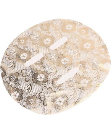 50 Pre-cut Facial Mask Sheets Moisture Retention Skin Care Flower Gold Tencel Material Compressed for DIY Beauty - Buy Online on GoSupps.com