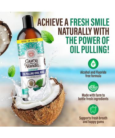 GuruNanda Mint to Be Kit CocoMint Oil Pulling Hydroxyapatite Neem Toothpaste & Dual Barrel Breath Harmonizer Mouthwash for Fresh Breath & Oral Care - Buy Online on GoSupps.com