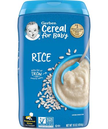 Gerber Rice Cereal 1st Foods - 16 oz (454 g) | Healthy Baby Food - Buy Online on GoSupps.com