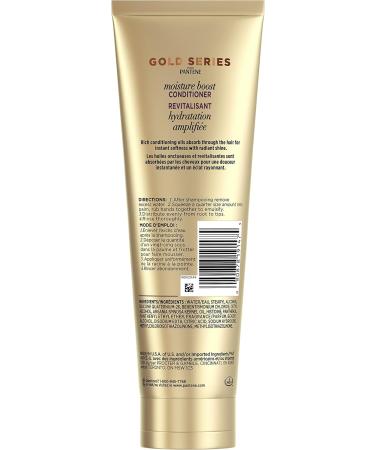Pantene Gold Series Sulfate-free Moisture Boost Conditioner Infused with Argan Oil for Curly 250 milliliters - Buy Online on GoSupps.com