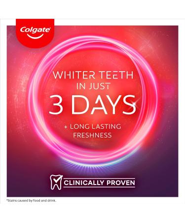 Colgate Max White Ultra Freshness Pearls Teeth Whitening Toothpaste 75ml - Whitens Teeth in 3 Days, Long Lasting Freshness - Enamel Safe Formula - Removes Deep Stains - With Fluoride for White Teeth - Buy Online on GoSupps.com