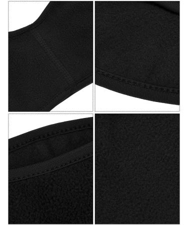 BBTO 3-Piece Winter Fleece Ear Warmer Headband Set for Women Men - Black - Buy Online on GoSupps.com