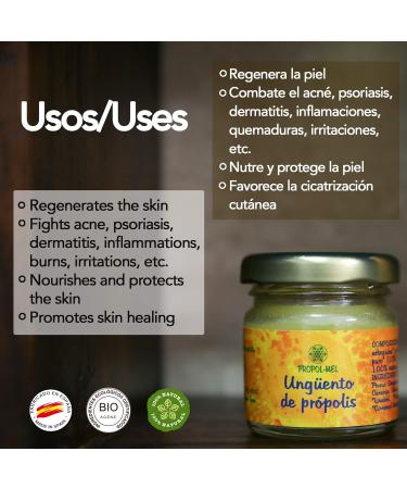 Propol-Mel - 10% Propolis Ointment - 30 ml - BIO. Propolis Cream. - Buy Online on GoSupps.com