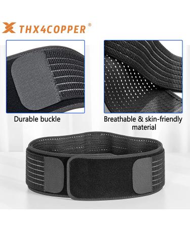 Thx4Copper Iliakie Belt - Elastic Hip & Lumbar Support for Scoliosis & Sciatica Relief | Unisex Comfort Belt - Buy Online on GoSupps.com