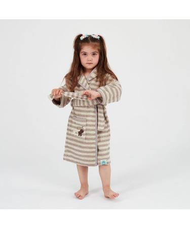 Buy Sei Design Organic Baby Bathrobe | 100% Cotton | Terry Cloth | Ages 3-6 | Eco-Friendly Children's Clothing - Buy Online on GoSupps.com