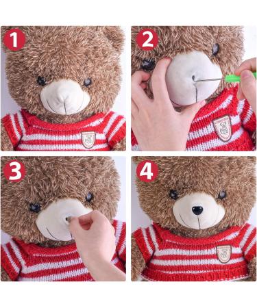 462pcs Black Safety Eyes and Noses for Stuffed Crochet Crafts - Plastic With Washers Included - Buy Online on GoSupps.com