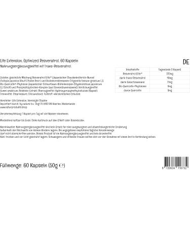 Optimized Resveratrol with Quercetin & Fisetin - 60 Vegan Tablets | Non-GMO, Gluten-Free - Buy Online on GoSupps.com