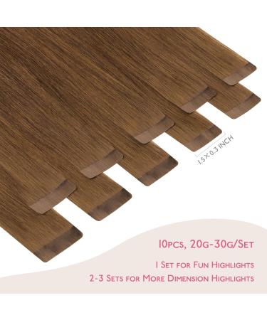 Salife Tape Extensions | Real Hair Helles Auburn 10Pcs | Invisible Smooth Hair Extensions 25cm 20g - Buy Online on GoSupps.com