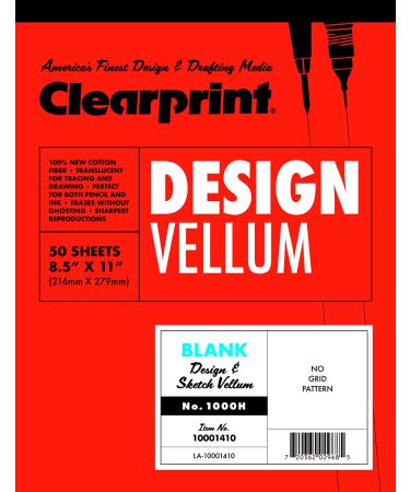 Clearprint Design Vellum Pad - Letter - Buy Online on GoSupps.com