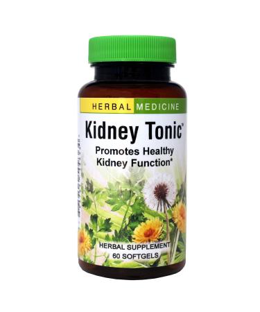 Herbs Etc. Kidney Tonic Softgels - Function Supplement - Natural with Dandelion Saw Palmetto & Parsley - 60 Softgels (60 Servings)
