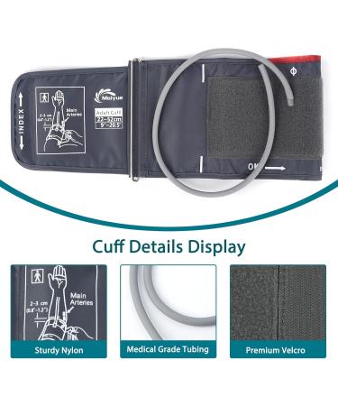 Extra Large Blood Pressure Cuff XXL for Omron BP Meter - Compatible & Adjustable 9-20.5 Inches (22-52cm - Buy Online on GoSupps.com