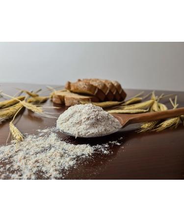 Organic Medium Rye Flour - 1kg of 100% Pure & Natural Flour - No Additives No Preservatives - Vegan Non-GMO Certified Organic - Great for Baking Cooking and Rye Bread - Thames Organic - Buy Online on GoSupps.com