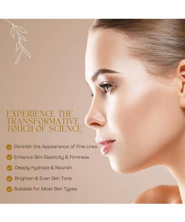 Anti-Aging Face Serum for Women | Vitamin C Retinol Collagen 6-in-1 Brightening Hydrating Serum with Hyaluronic Acid | Glowing Skin Fine Lines - 30ml - Buy Online on GoSupps.com