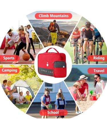 Buy Tavada 5stk Medication Bag - Large Capacity Waterproof First Aid Bag for Home Office Travel & Outdoor - Portable Care & Pharmacy Organizer - Buy Online on GoSupps.com