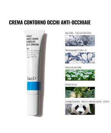 Face D Eye Cream for Dark Circles - 15ml | Anti-Aging Solution Fast Shipping Worldwide - Buy Online on GoSupps.com