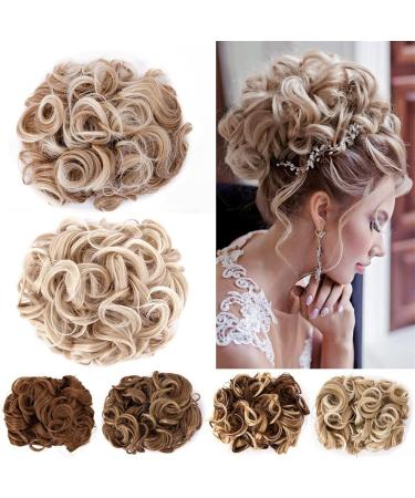 Hair Scrunchies Hair Bun Synthetic Messy Bun Wave Curly Hair Extensions Bun Extensions Comb Clip In Messy Bun Hair Accessories for Women Women Hair Bun (Color : 30#) - Buy Online on GoSupps.com
