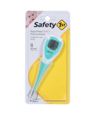 Safety 1st Rapid Read 3-In-1 Thermometer - Aqua | Accurate & Fast Temperature Measurement - Buy Online on GoSupps.com