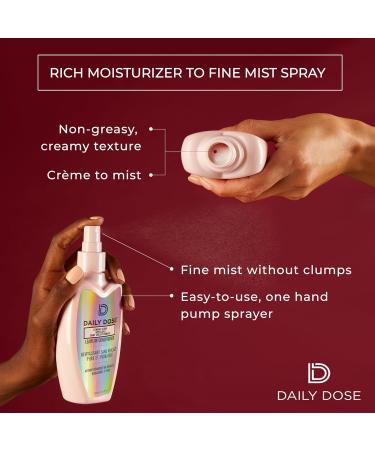 DAILY DOSE Leave-In Conditioner (2 Pack 8.5oz) Hair Detangler Spray (Award Winning) Paraben Free Phthalates Free Cruelty Free Vegan Leave-In Spray Conditioner (2 Pack) - Buy Online on GoSupps.com