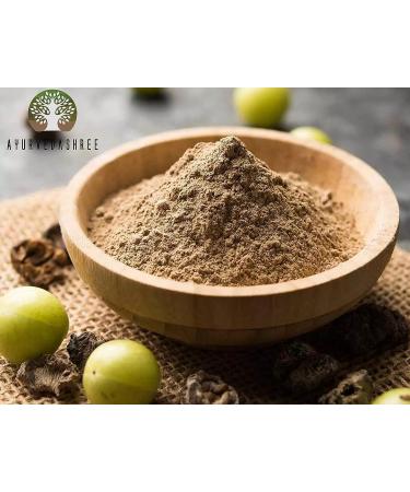AYURVEDASHREE Amla Fruit Powder 100g - Raw Non GMO Antioxidant Vitamin C Vegan - 100% Raw from India - Buy Online on GoSupps.com