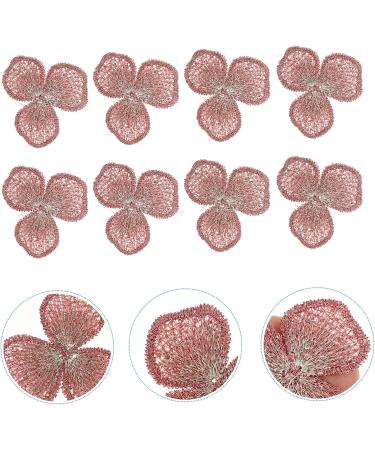 20pcs Clothing Accessories Tiara Flower Applique Flower Stitch Patches Three Petals The Flowers Assorted Color 4.3X4.3X0.1cm - Buy Online on GoSupps.com