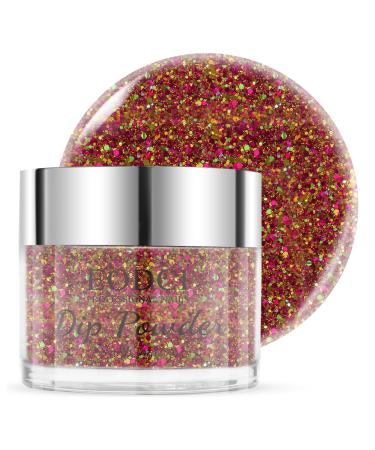 Poudre Ongles 28g Paillettes rouges Dipping Powder Manucure pour Ongles Fran ais Kits Manucure Salon DIY Sans Odeur & Durable Lampe Ongles Non Requise