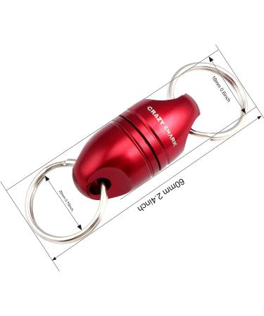 CRAZY SHARK Magnetic Net Release - Aluminum Shell for Fly Fishing in Red - Buy Online on GoSupps.com