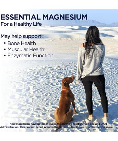 KAL Magnesium Glycinate Tablets 240ct - High Absorption Formula for Nerve, Muscle & Bone Health - Vegan & Gluten Free - Buy Online on GoSupps.com