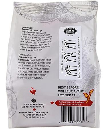 ShaSha Co. Coconut Chia Snap Cookie Bags - Buy Online on GoSupps.com