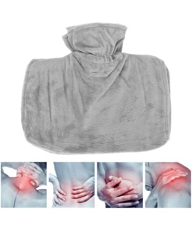 1500ml Hot Water Bottle & Water Spray Bottle - Large Capacity Gray Warmer for Neck Shoulders & Cramps - Lidl - Buy Online on GoSupps.com