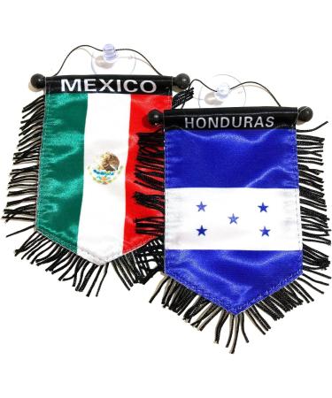 Mexico Honduras Mini Banner: Car/Home/Wall Decor Flag Accessory - Buy Online on GoSupps.com