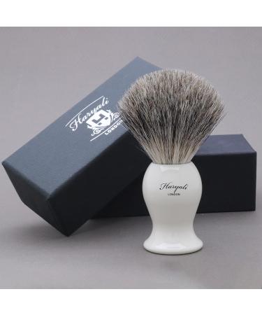 Men's Shaving Set - Black Badger Hair Brush Soap & Bowl Leather Razor Pouch | Perfect Gift for Grooming - Buy Online on GoSupps.com