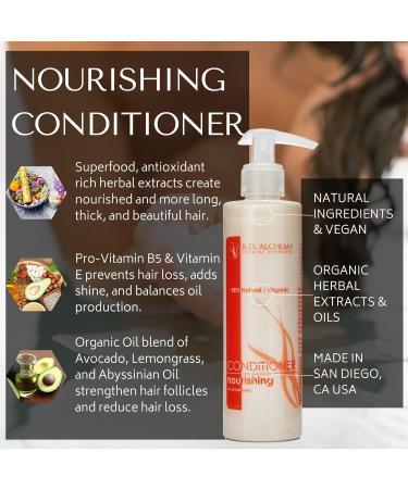 RD Alchemy Natural & Organic Nourishing Conditioner for Dull Thinning Hair | 98% Natural Formula to Revive Lifeless Hair - Buy Online on GoSupps.com