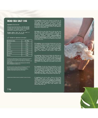  Cupplement Cupplement - Dead Sea Salt 1 KG - Superior Quality - Fine Salt - Buy Online on GoSupps.com